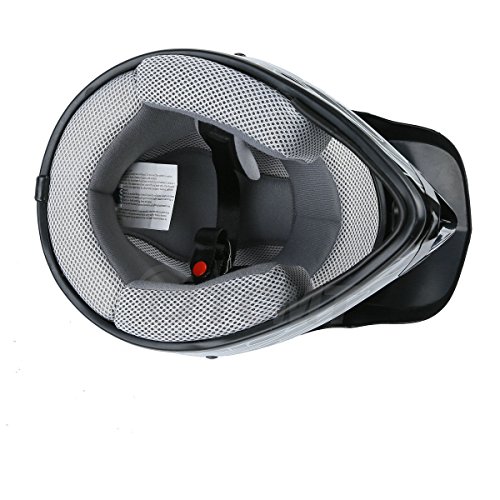 image for TCMT Dot Youth & Kids Motocross Offroad Street Helmet Black Skull Moto