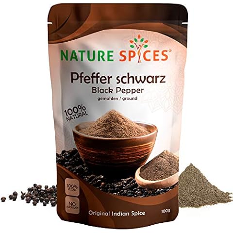 NATURE SPICES® Schwarzer Pfeffer gemahlen Cover