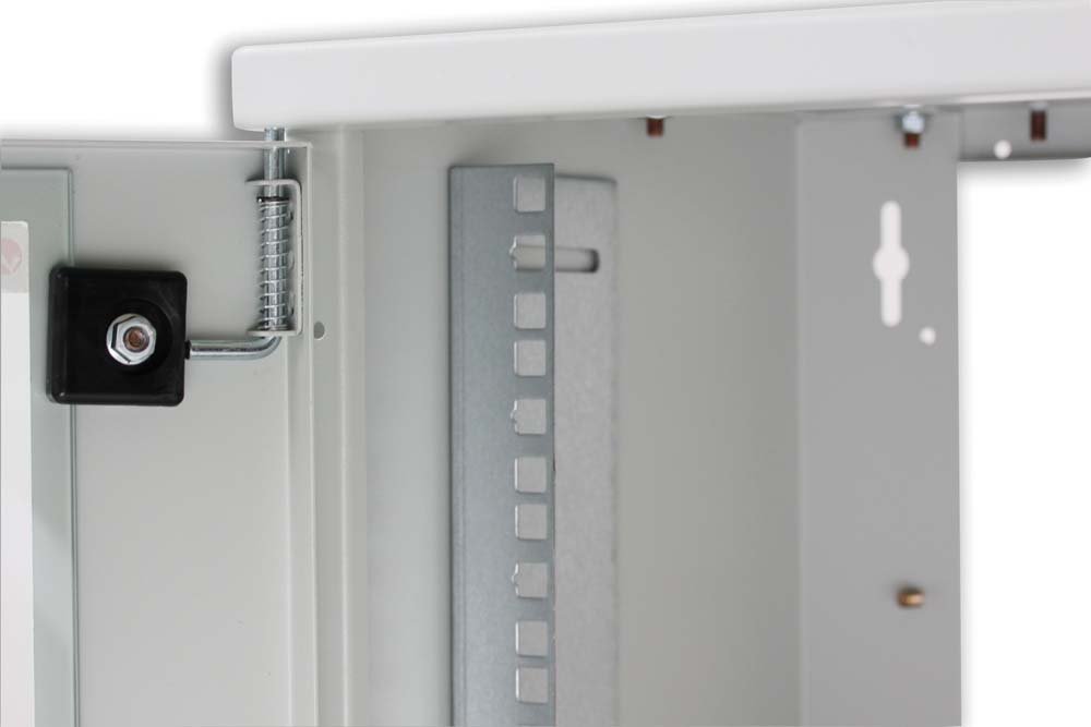Armadio Rack 19'' a muro 6 unità prof. 320 Grigio Assemblato