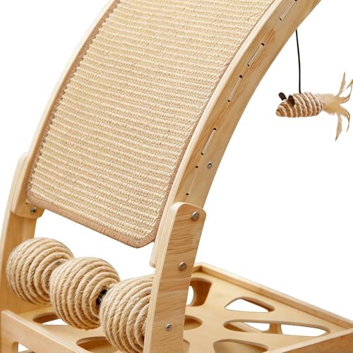 Griffoir vertical pour chat robuste pour le soin sain des griffes d'animaux domestiques - 8