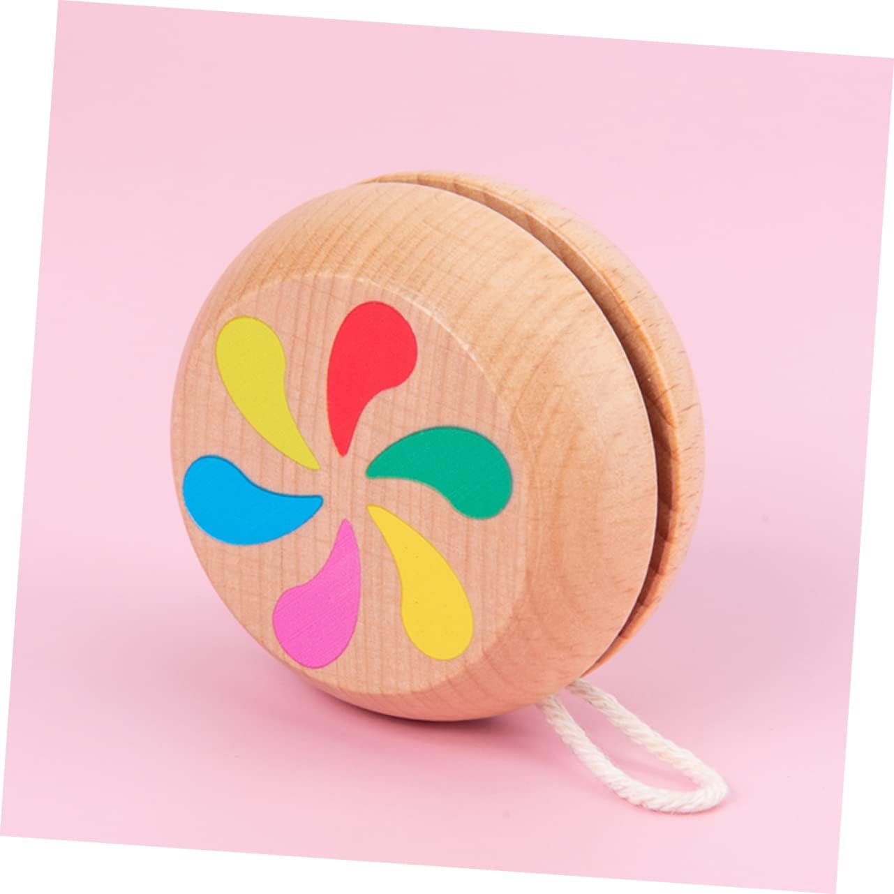 ERINGOGO 6 Pcs Wood Yoyo Ball Yoyo for Kids Beginners Auto Return Yoyo Beginner Yoyo Ball Yoyo Toy Kids Student Yoyo Ball Kids Yoyo Early