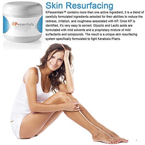 KP Essentials Keratosis Pilaris Exfoliating Cream Clear Red Bumps