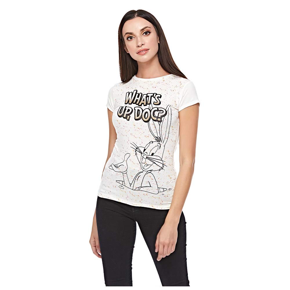 Splash T-Shirts For Women, Cream S