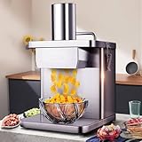 Picadora De Verduras Comercial Máquina Automática para Cortar En Cubitos De Frutas con Hoja De Acero Inoxidable De 6/8/10/12 / 15 Mm para Papas Zanahorias Cubos Uso En Restaurantes