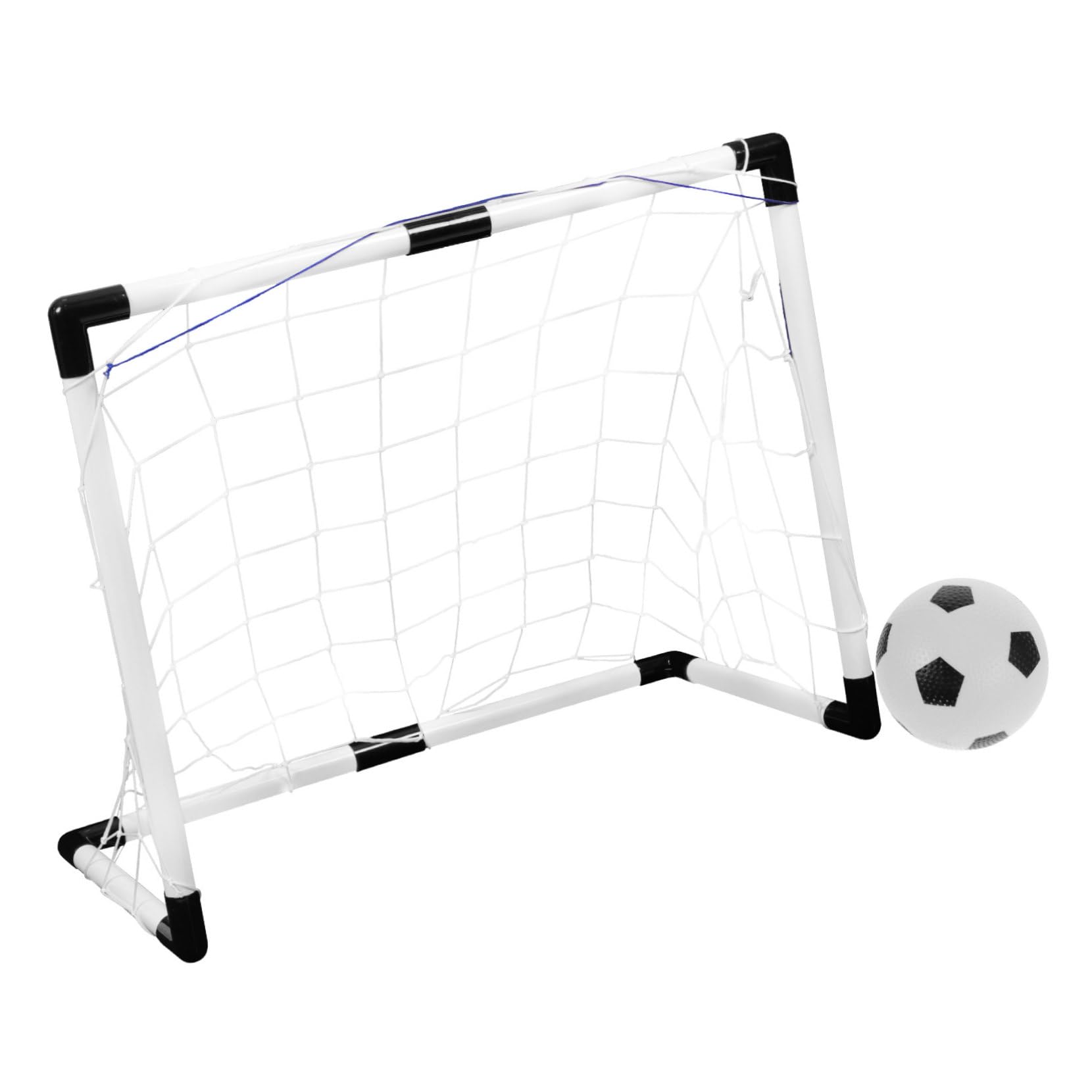 BCOATH Boys and Girls Soccer Goals for Backyard Portable Indoor/Outdoor Football Goal Net Sturdy Plastic Construction
