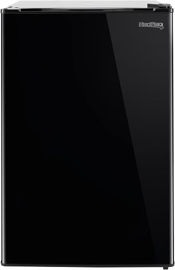 RecPro 3.3 Cu Ft 12V RV Refrigerator | Black | Frost-Free