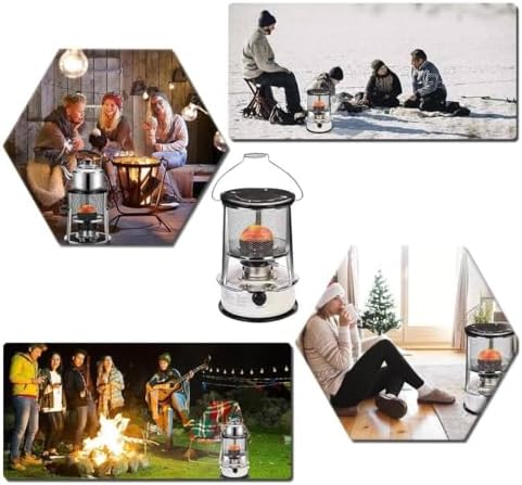 Indoor Kerosene Heater 10000 BTU, Large Portable Stove for 18㎡ Area, 18-Hour Runtime, Perfect for Patio, Tent, Fishing & Camping, Reliable Heating Solution
