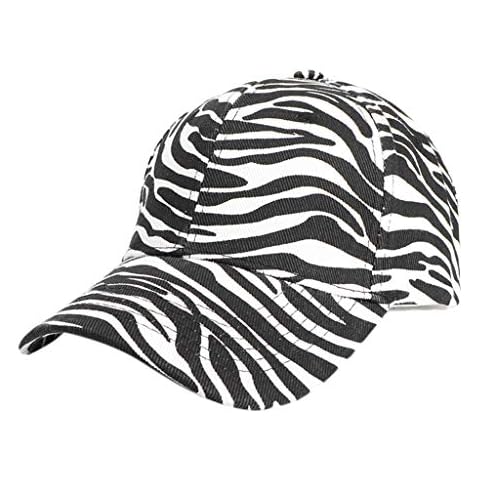 Kemelo Unisex Zebra Striped Baseball Cap Cover