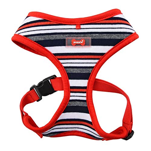 Harnais Puppia Soft Océane anti-étouffement pour petit chien sensible S