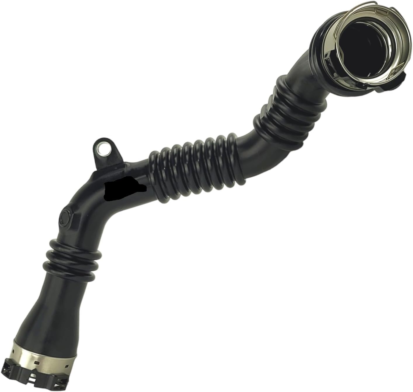 Manguito Compatible con Renault Fluence Grand Scenic/Megane/Scenic III 1.6 dCi (2011-) Tubo Manguito para Intercooler Aire Turbo 144603264R Negro