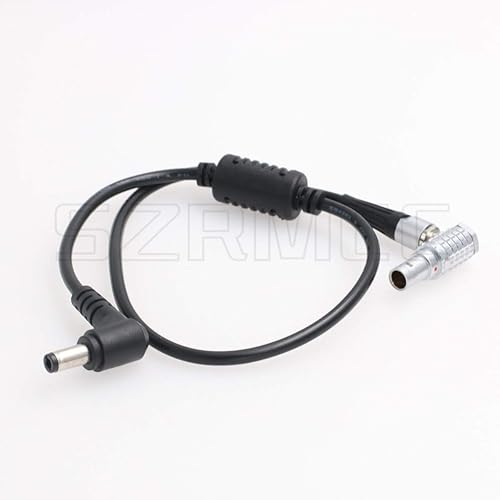 Miniatura 7 de SZRMCC DC 5.5X 0.098in barril a 0B 2 Pin macho cable de alimentación para Teradek Bond Bolt Cube SmallHD