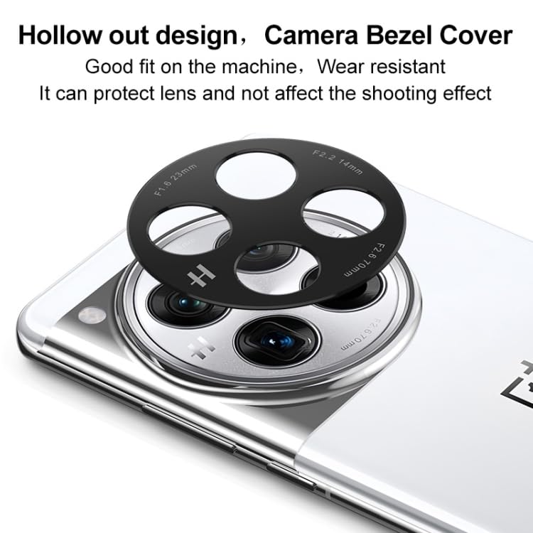 Image of AVOAR Camera Lens Protector Compatible with OnePlus 12 (1 Pack) - 9H Tempered Glass, Ultra Clear HD, Scratch Resistant, Military-Grade Protection, Bubble-Free Installation, Precise Fit, Case Friendly