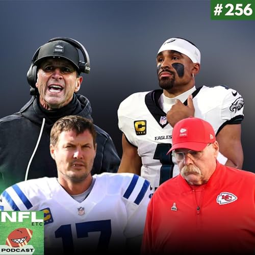 Page de couverture de NFL Etc 256 - Fim da Dinastia, Philip Rivers de volta e a pior arbitragem da temporada (recap semana 14)