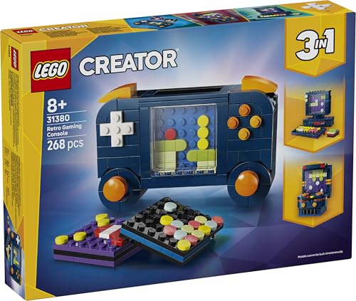 LEGO Creator 3 in 1 Retro Gaming Console Toy - Rebuilds into a Computer or Arcade Machine - 31380 9 51wB2 amUNL