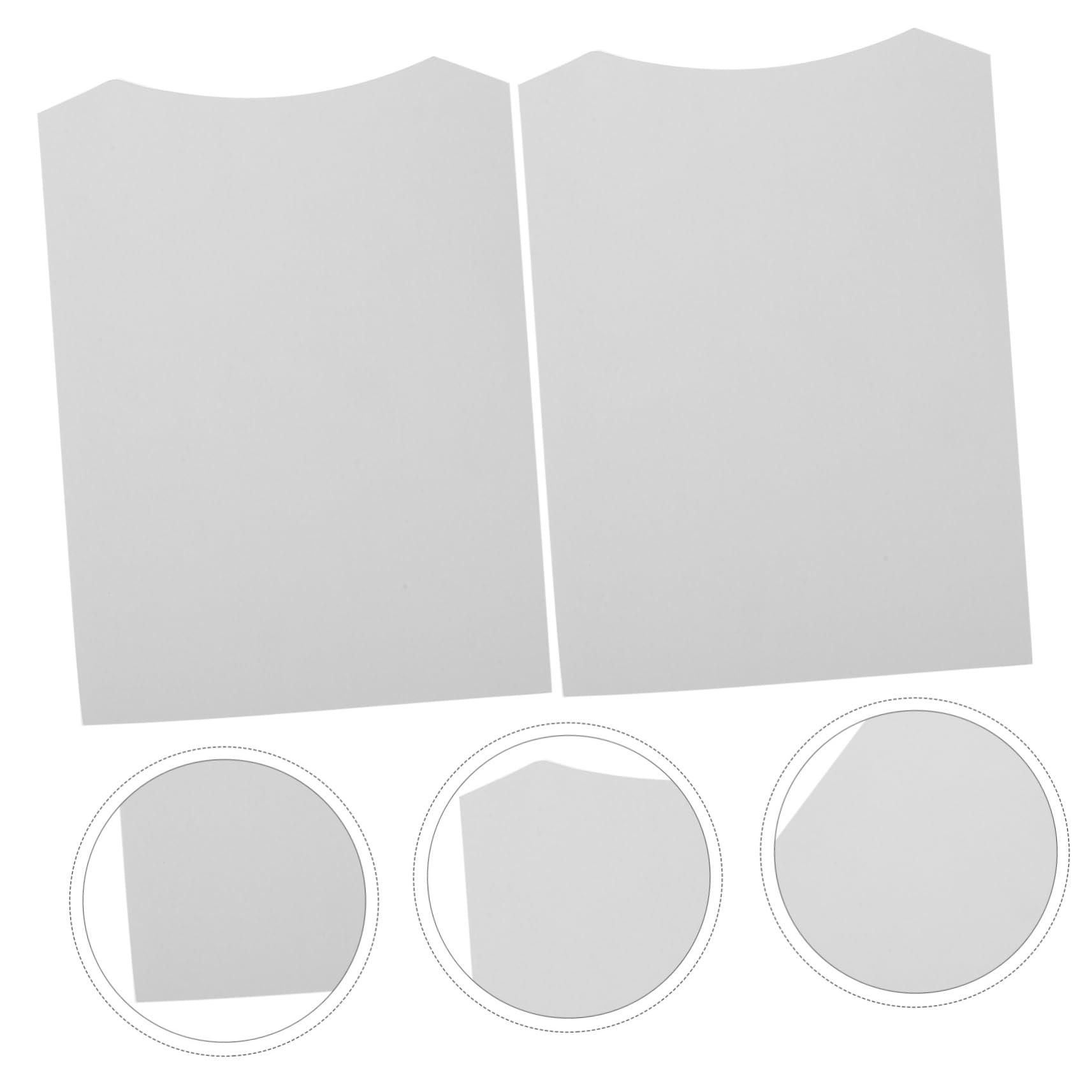 Anneome 10 Piezas Cartón para embalaje prendas vestir. tablero carpeta camisa tablero plegable camiseta organizadores armarios organizador para armarios camisas blusa ropa