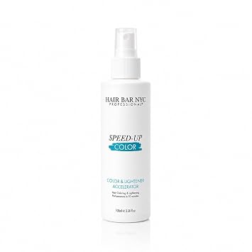 Hair Bar NYC Professional Speed Up Color Accelerator, Hair Coloring and Lightener Treatment, Cream Form, 3.4 Fl Oz