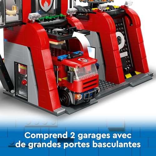 Lego City La Caserne Et Le Camion De Pompiers 60414 Lego - vue 9