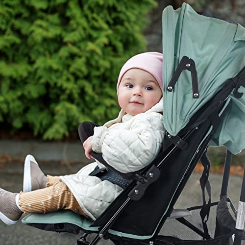 Mobiclinic® kids, Kinderwagen, Buggy, Elefant, Verstellbare rückenlehne, Faltbar, Doppeltes sicherheitssystem, Abnehmbare räder, Verstellbarer 5-punkt-gurt, Leichter, Grün und schwarz