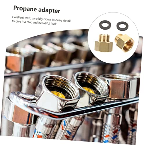 Garneck /8 Auf 9/16 Adapter - 2 Stück Reduzierkupplung - Innen 3/8 Auf Außen 9/16 Kompatibel Mit Schlauch Und Wasserhahn Langlebige Gasarmaturen Für Sichere