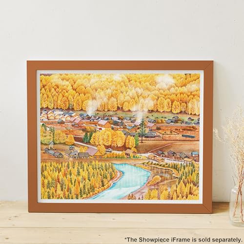 Pintoo Rompecabezas de 2000 piezas para adultos - Sanji - Rompecabezas plástico hermoso de otoño para decoración del hogar miniatura 2