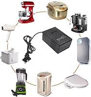 Vista 7 de Convertidor de voltaje de 200 W 110 V a 220 V transformador elevador transformador convertidor de voltaje adaptador de viaje enchufe de EE. UU. Negro