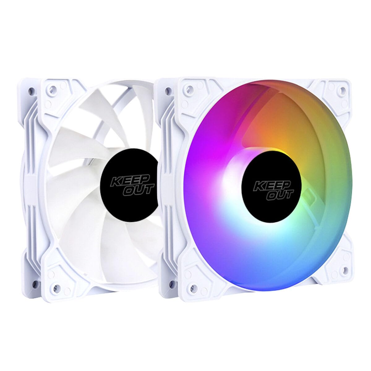Keep Out Ventilador Caja XFC-120FW White