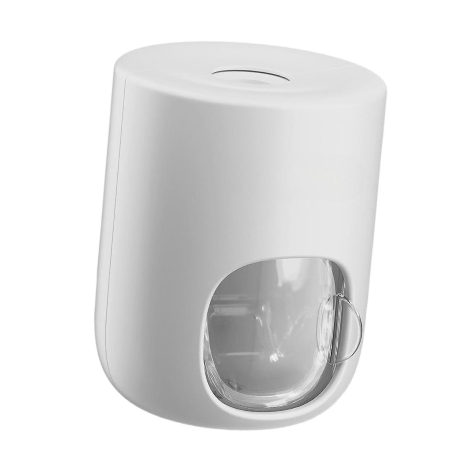 Amagogo Dispenser Dentifricio Automatico con Ventosa Da Parete in Materiale Plastico Robusto con Erogazione Quantificata Adatto per Bagno E Accessori, 5 pezzi
