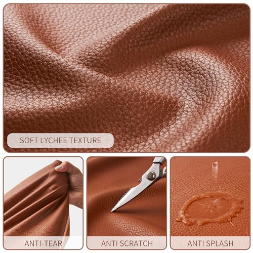 Image of KALIDI Large Tote Bag Vegan Leather Casual Zipper Work Bag Weekender Hobo for Women 16L Oversize Shoulder Travel Purse