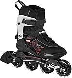 ABEC 5 Kugellager Powerslide Damen Inline-Skate Gamma, Schwarz, 42