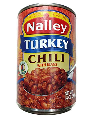 Nalley Turkey Chili Carne with Beans 14 Oz (Pack of 6)