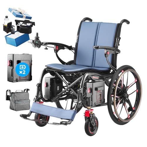 Lightweight 36LBS Wheelchair% Carbon Fiber Electric Wheelchair for Adults...