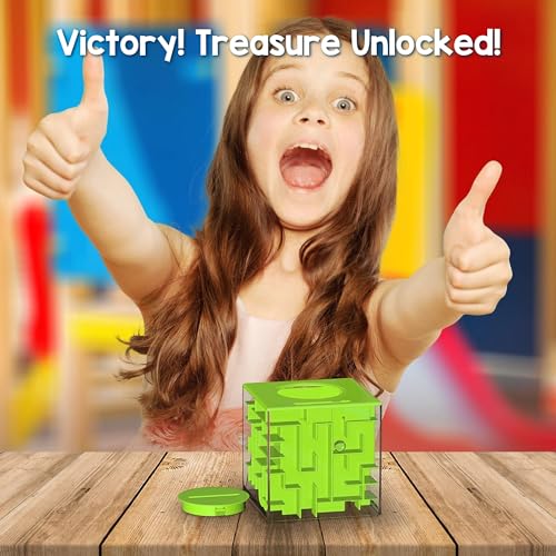 Agreatlife B012FFTMRY Money Maze Puzzle Box, Abs Material, All Ages, 1 Piece, 3X3 Cube thumb #5