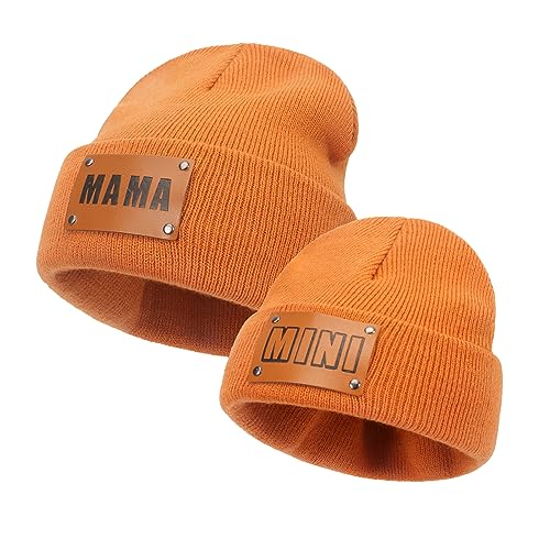 Parent-Child Beanie Hat, Women's Warm Beanie Hats Cute Knitted Caps, Baby Beanie Hat Warm Cap, Men's Winter Earguard Cap