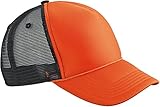  Myrtle Beach Trendiges Retro Mesh Cap in Kontrastfarben MB6550, Farbe:Orange/Black;Größe:One Size