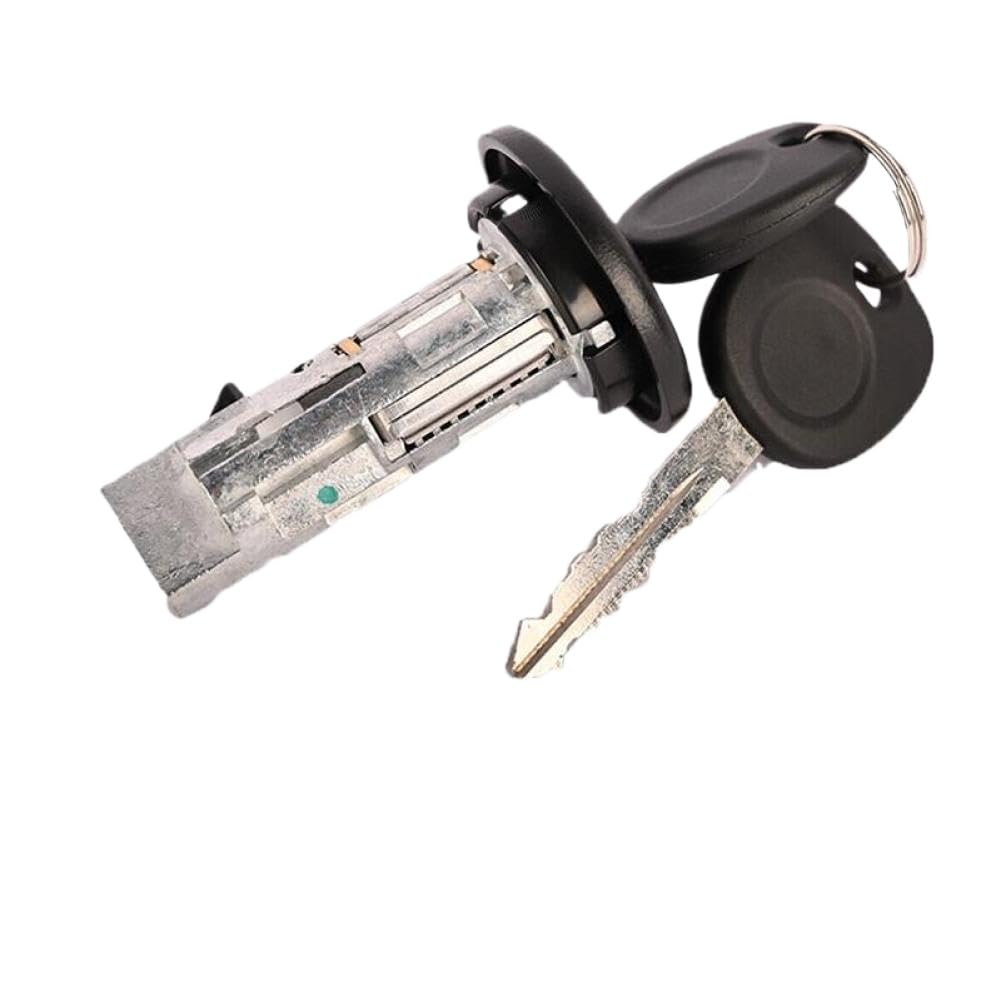 Ignition Lock Cylinder with Key Compatible with 2001 2002 2003 2004 2006 GM Silverado Tahoe