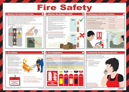 Safety First Aid Group Catering Appliance Superstore L083 Fire Safety Poster