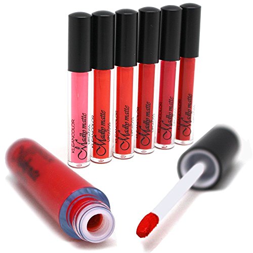 Set of 6 Colors Madly MATTE Lipgloss LG 1811~1818 Matte Lipgloss Set (LG 1811)