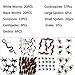 Whaline 148 Pieces Plastic Bugs Trick Joke Decoration Scary Insects Fake Snake Cockroaches Spiders Halloween Party Favors April Fools Day Decoration (9 Types)