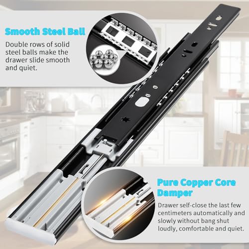 Correderas de cierre lento Marca YENUO (3)