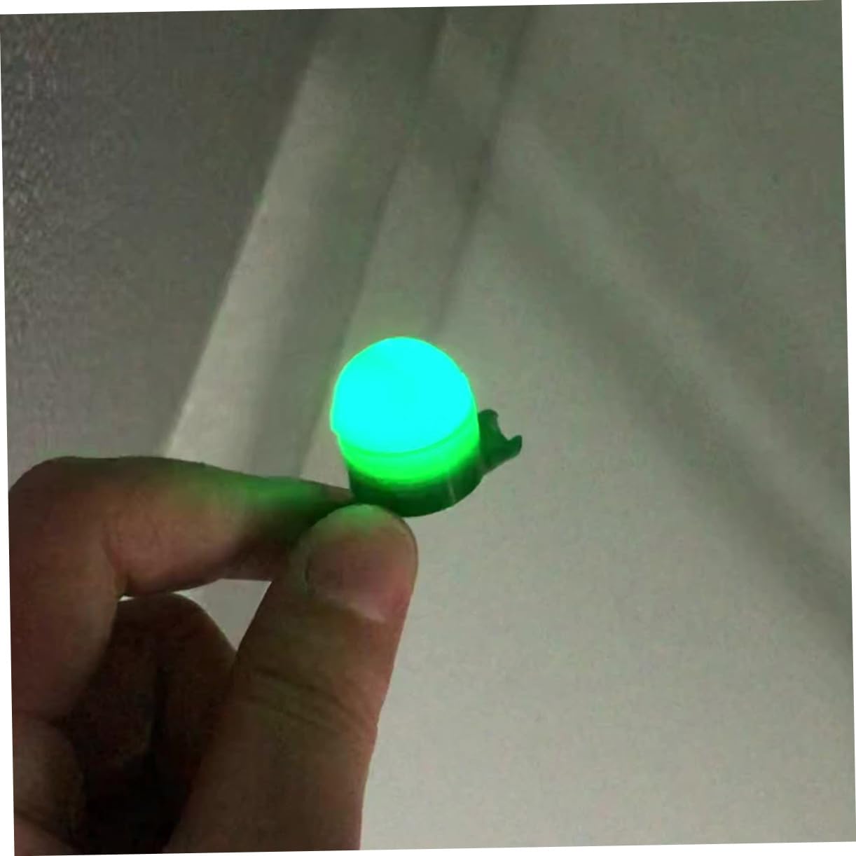 Mipcase 12sets Lampade Di Allerta Per Pesca Lampade Di Allerta Portatili Per Attività Notturne All Aperto Verde