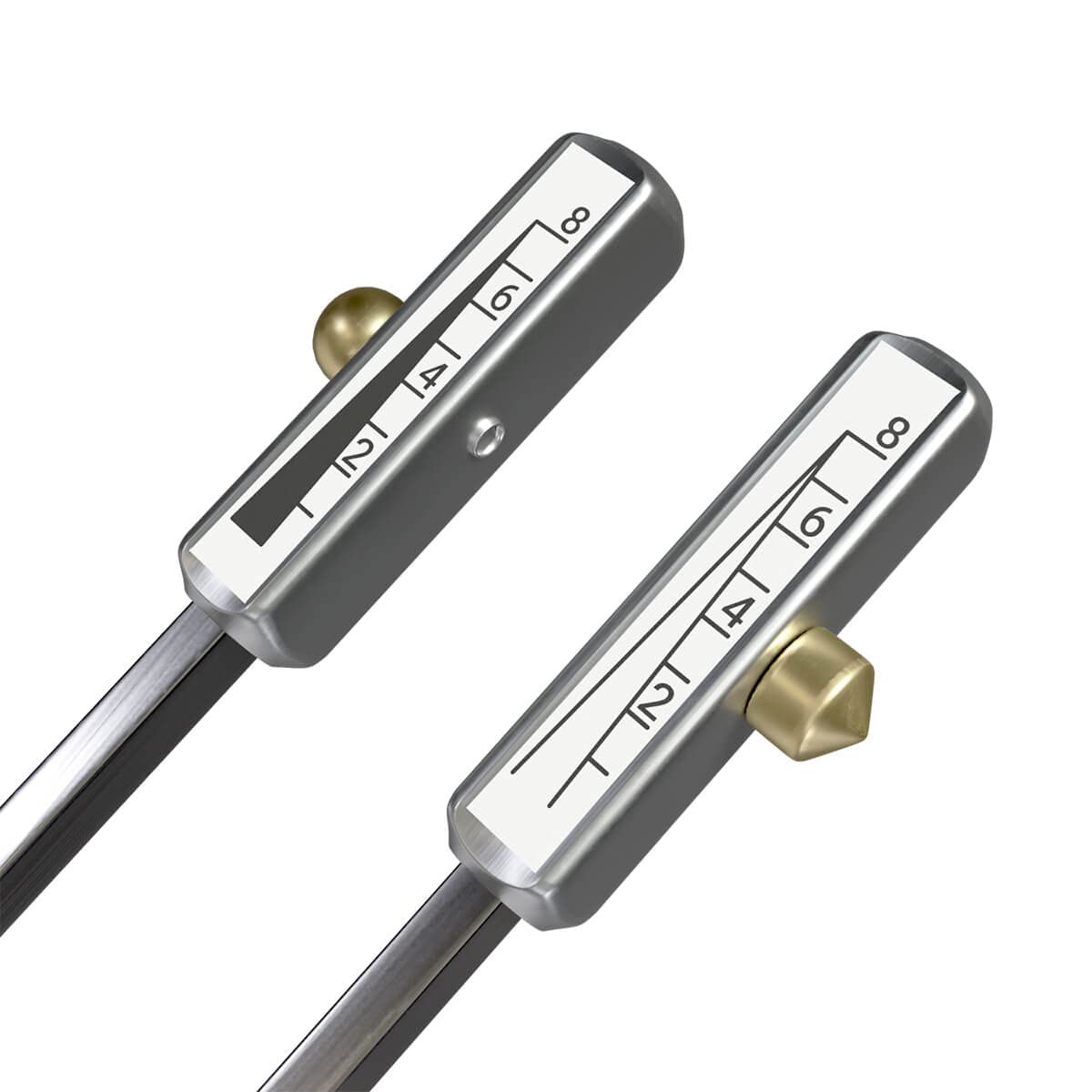 Stimmgabel "Plonng" nach Rydel-Seiffer | 4-in-1 Multifunktionsstimmgabel mit Monofilament nach Semmes-Weinstein, Stumpf-Spitz-Prüfer, Kalt-Warm-Test