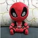 DINEGG 20cm Marvel Movie X-Man Deadpool Doll Soft Spider Man Peluche Muñeca Juguete Brinquedo Regalo de Juguete para niños (Color: Rojo) YMMSTORY (Color : Red)