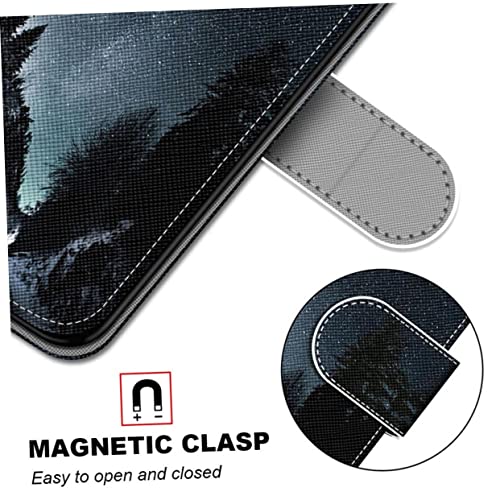 Housse de téléphone PU et PC Uonlytech anti-rayures avec support de visionnage - 6