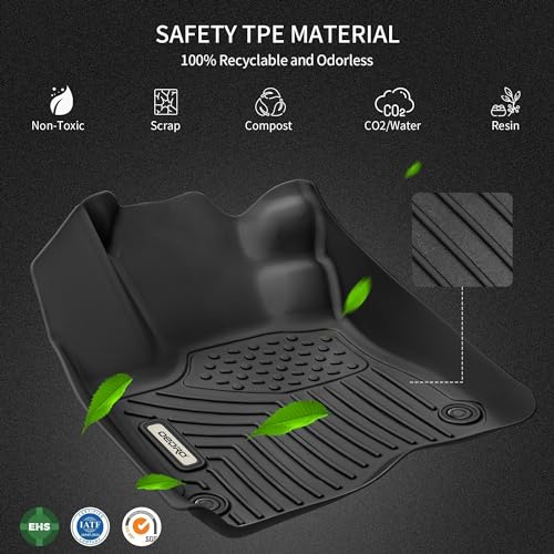 Image of OEDRO Floor Mats Fits for 2014-2018 Chevy Silverado /GMC Sierra 1500