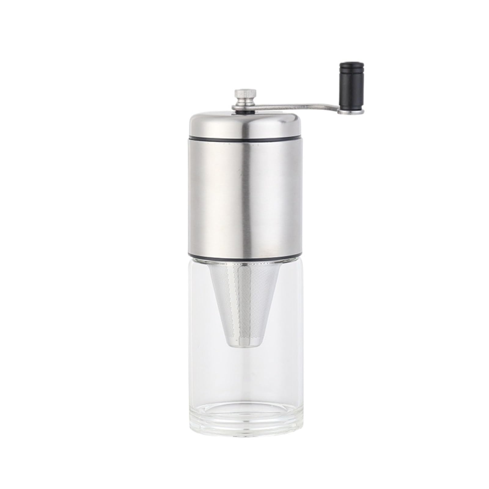 Compatibile con macinacaffè manuale 2 in 1 a manovella macinatrice for filtri, nucleo in ceramica, ruvidità regolabile