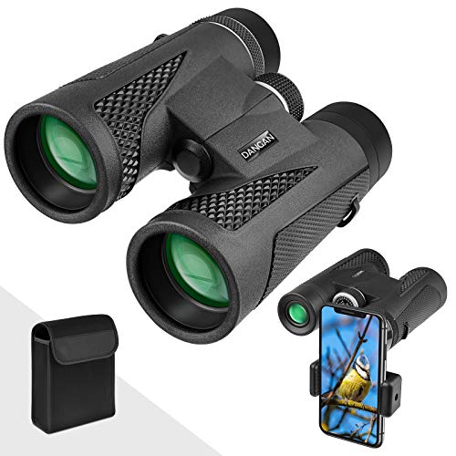 Super Sale 🛒 Binoculars for Adults and Kids with Smartphone Tripod, Large Eyepiece Compact Binoculars 12 X 42 with BAK 4 Roof Prism and FMC Lens, Hunting Binoculars for Bird Watching, Travel, Concerts, Sports.