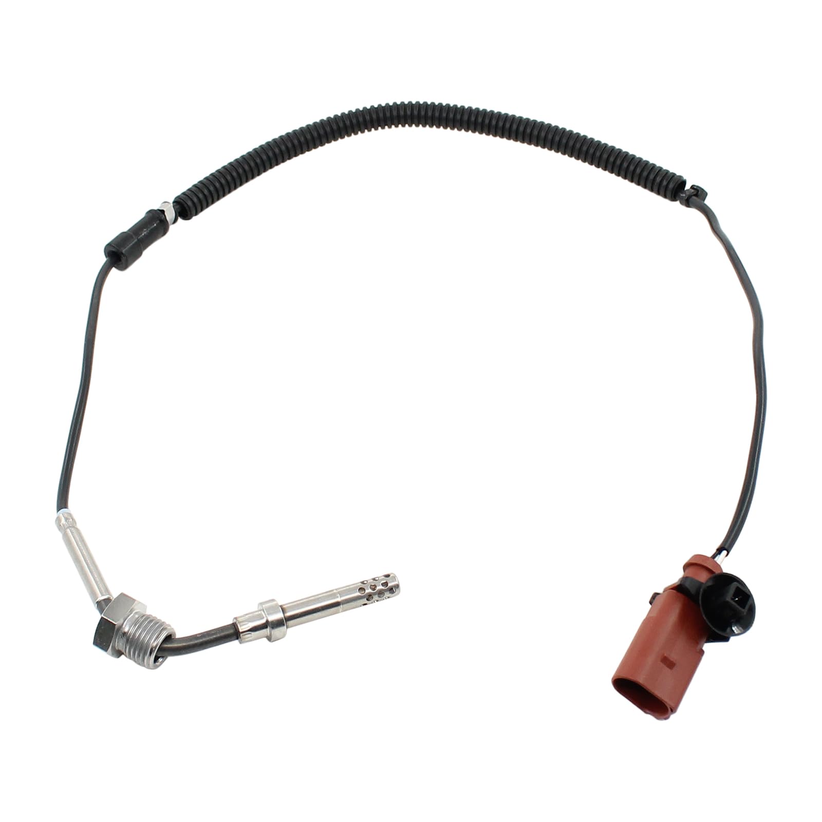 Sensore di temperatura gas di scarico per Audi A1 Seat Ibiza Toledo MK4 Skoda Fabia MK2 Rapid Roomster VW Polo MK5 1.2 1.6 TDI 2009-2015
