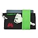Crabby Gear - Front Pocket Wallet - Minimalist Wallet - Green - Elastic - Everyday Carry Cards, Cash, Phone, Keys - Securely Holds for Easy Access - Lobster Claw Keychain Included- Ultra Thin 4