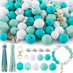 Turquoise Mint White