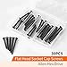 M5 x 40mm 45mm 50mm 55mm 60mm Flat Head Socket Cap Screws Countersunk Bolts, 10.9 Grade Alloy Steel, Black Oxide Finish, Allen Hex Drive, Metric Fully Threaded, Assortment Kit 30PCS